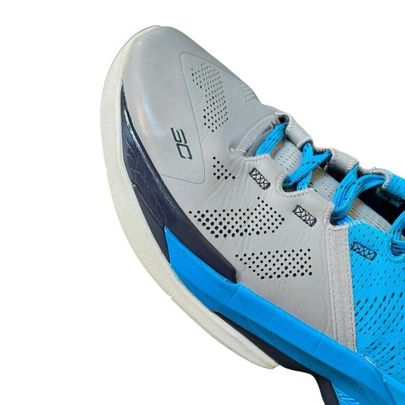 Men's Under Armour Curry 2 'Electric Blue' 1259007-036 Basketball Shoes Sz 11.5 - Picture 12 of 16